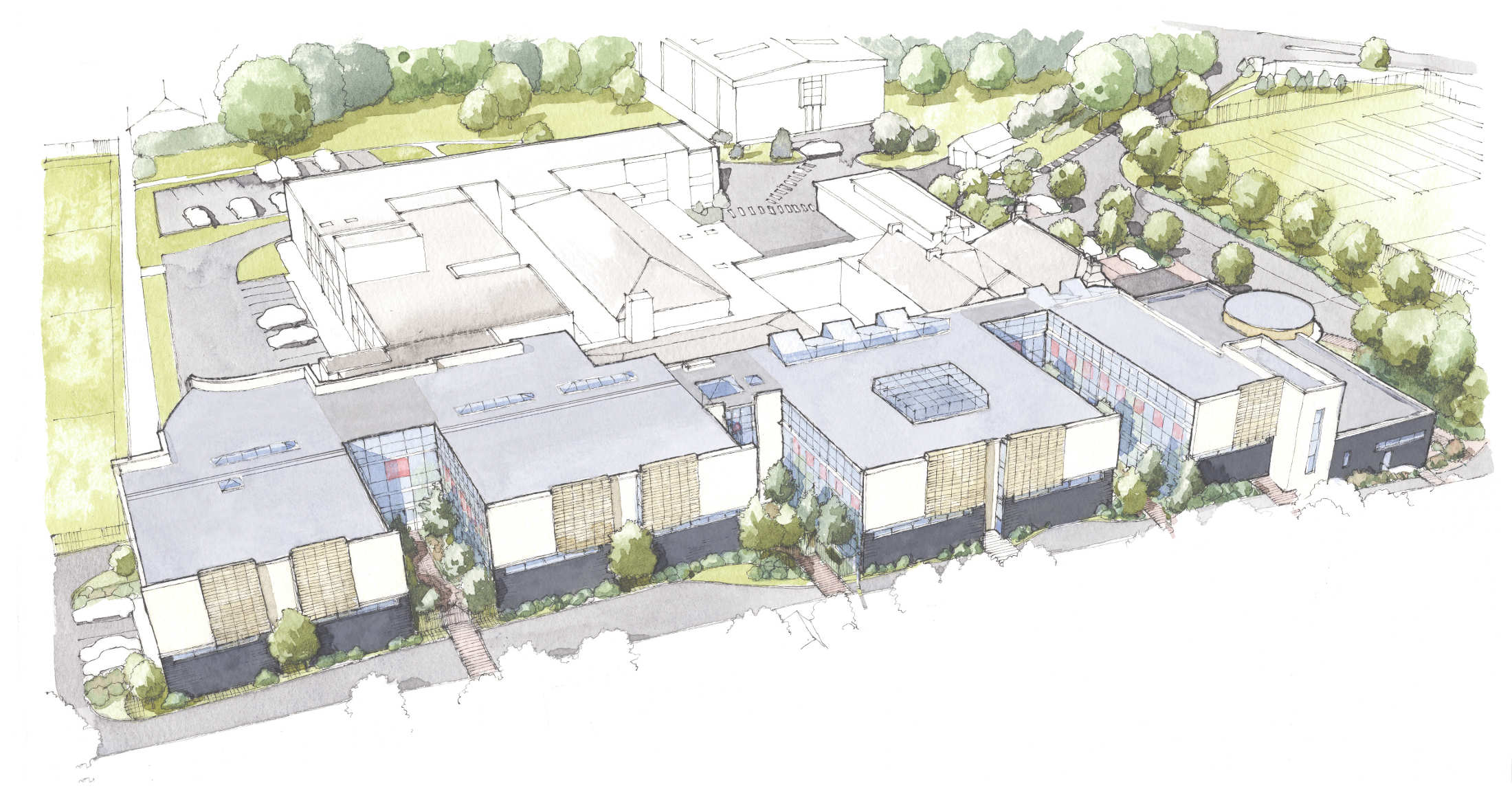 Aerial View - Loreto Foxrock