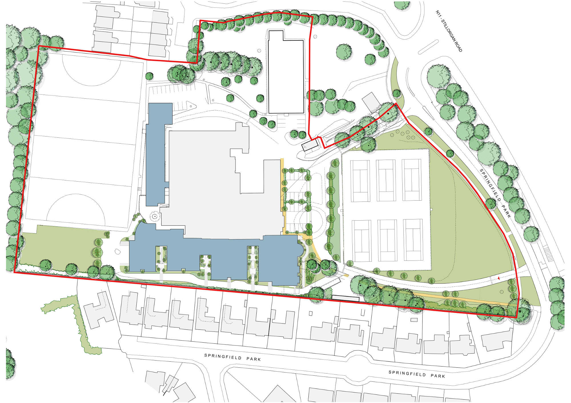 Site Layout - Loreto Foxrock
