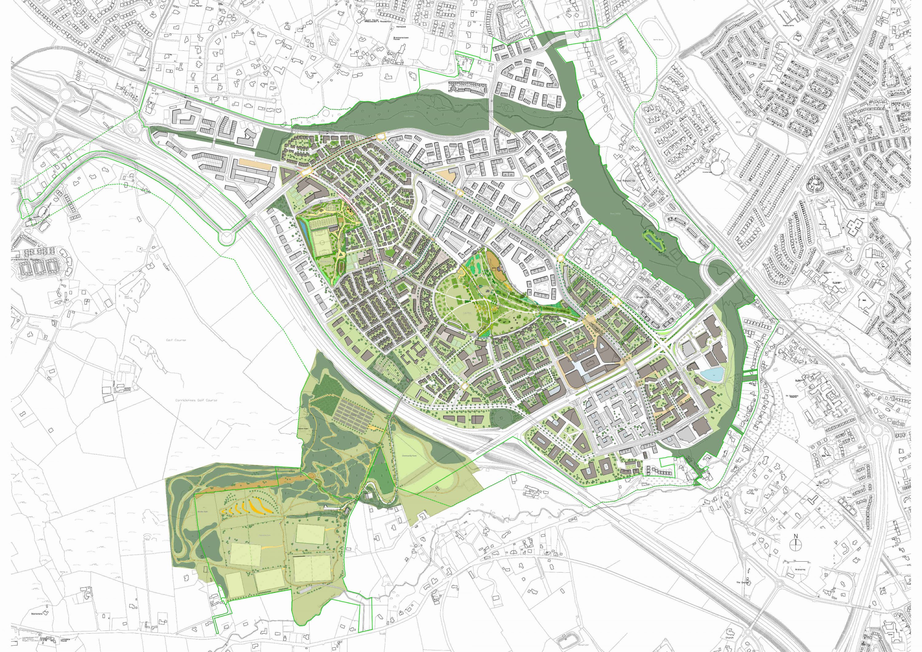 Cherrywood Masterplan Drawing