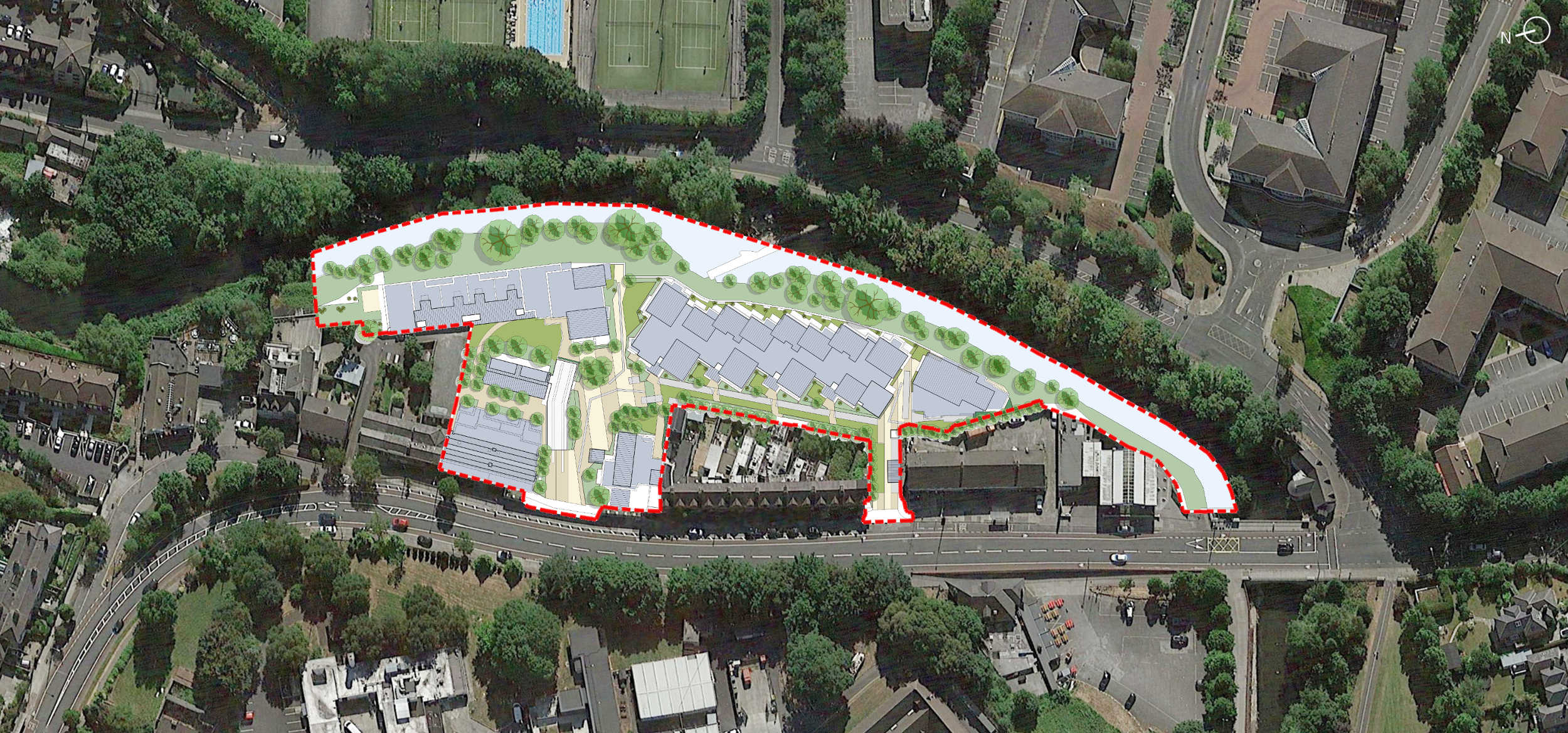 Site Plan of Proposed Scheme