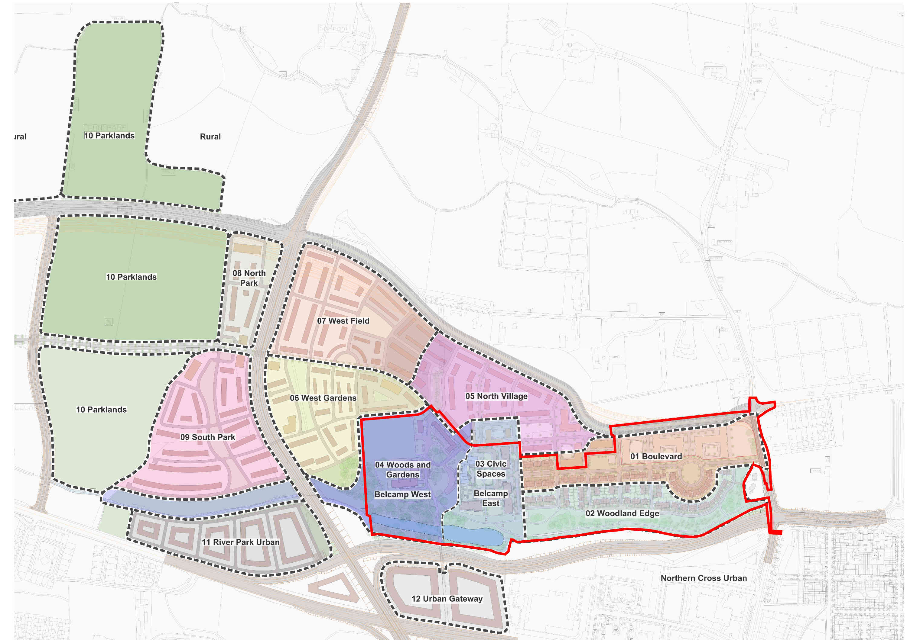 Overall Masterplan For Belcamp