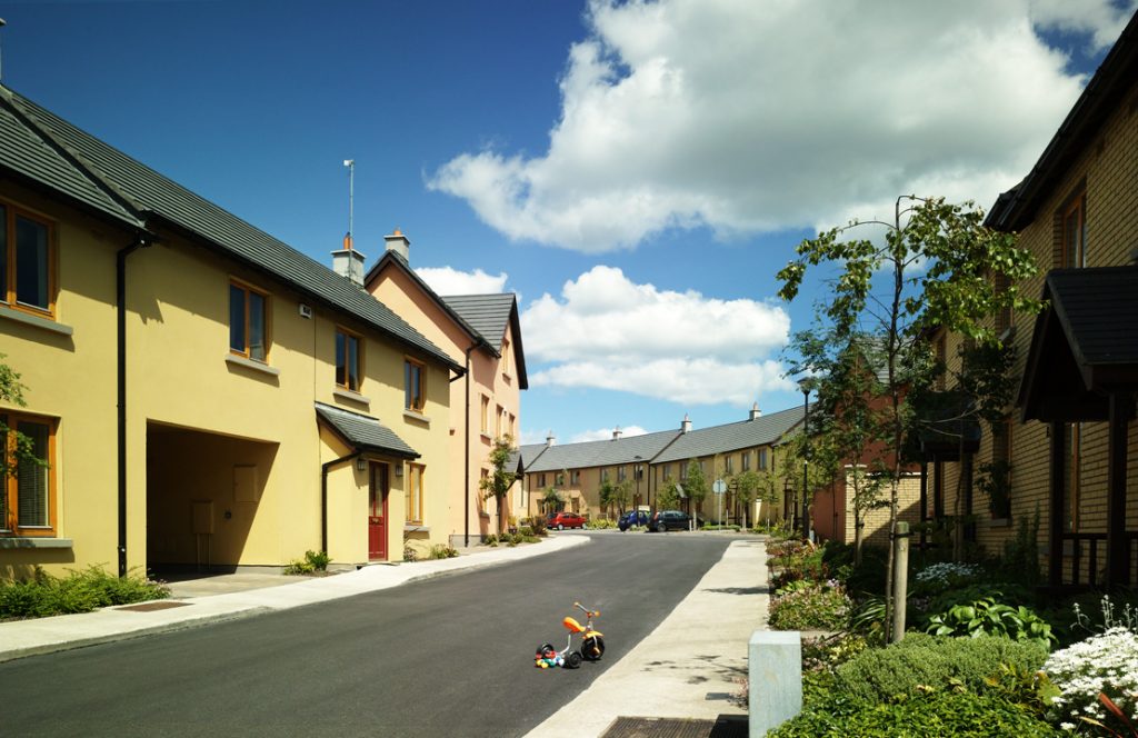 Lusk Village Curving Street